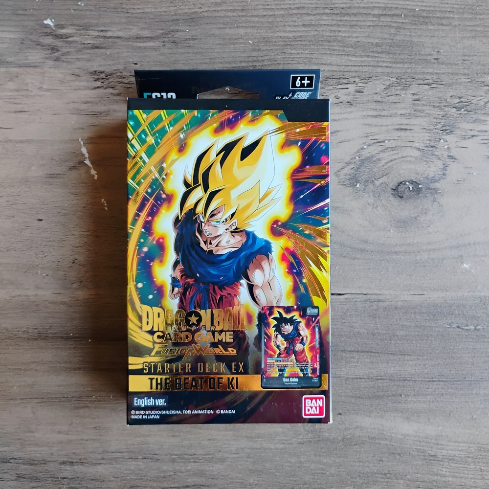 Dragon Ball Card Game Starter Deck EX - The Beat of Ki (Yellow/Blue)
